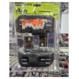 2 Ryobi 18v 4 ah batteries
