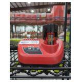 Milwaukee M12 2 ah battery and charger
