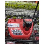 Milwaukee M12 2 ah battery and charger