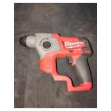 Milwaukee M12 5/8" SDS Plus Rotary Hammer, Tool