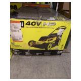 Ryobi 40v 20" Push Mower Kit