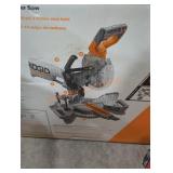 Ridgid 18v 7-1/4" dual bevel sliding miter saw
