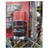 Milwaukee M12 2.5 ah battery