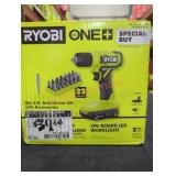 Ryobi 18V 3/8" Drill/Driver Kit w/ Accessories