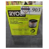 Ryobi Small Wet/Dry Standard Filter