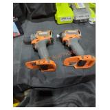 Ridgid 18v impact and drill driver