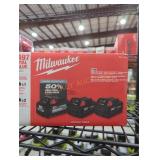 Milwaukee M18 6 ah and 5 ah battery packs