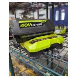 Ryobi 40v 4 ah battery and charger