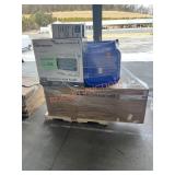 62in Recessed Electric Fireplace, Wall Heater,