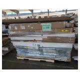 Doors, Countertop, and Wicker Deck Box Pallet Lot