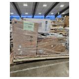 Linen Cabinet, Vissani Refrigerator, Toilet, Misc