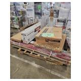 Husky 77" & 48" Shelving, Heater, 33" Sink