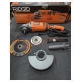 Ridgid Corded 7" Twist Handle Angle Grinder