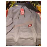Milwaukee Midwieght Pullover Hoodie, XL, Gray
