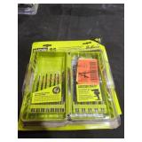 Ryobi HEX Shank Black Oxide Drill Bit Set