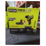 Ryobi 18v compact  1/4" hex impact driver kit