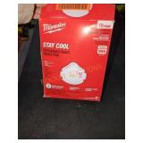 Box of Milwaukee Valved Respirators, Box Opended