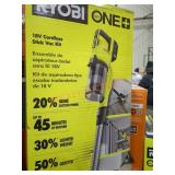 Ryobi 18V Stick Vac Kit