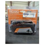 Ridgid 18v 4 ah lithium ion battery