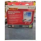 Frost king window insulation shrink kit