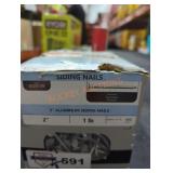 2" aluminum siding nails 1 lb
