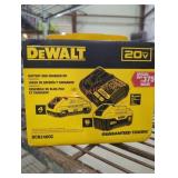 DeWalt 20v 4 ah and 6 ah battery and charger