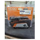 Ridgid 18v 4 ah lithium ion battery