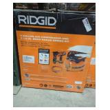 Ridgid 6Gal Air Compressor + Brad Nailer Combo