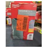 Milwaukee 2x gray light weight short sleeve shirt