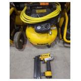 DeWalt 6Gal Compressor + Nailer