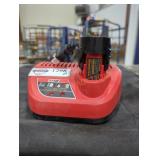 Milwaukee M12 3 ah battery and charger