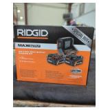 Ridgid 18v 4 ah max output starter kit
