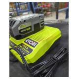 Ryobi 18v 4 ah battery and charger