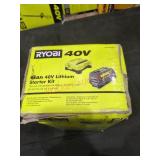 Ryobi 40v Lithium Starter Kit
