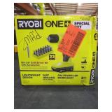 Ryobi 18v 3/8" Drill Driver Kit With Accessories