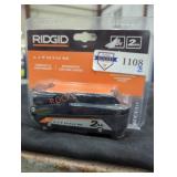 Ridgid 18v 2 ah lithium battery