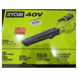 Ryobi 550cfm 40v blower kit
