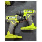 Ryobi 18v impact wrench and driver