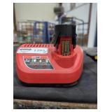 Milwaukee M12 3 ah battery and charger