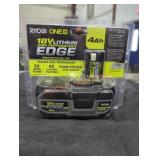 Ryobi 18v lithium high performance edge 4 ah batt