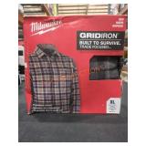 Milwaukee GREY-XL Flannel Shirt