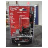 Milwaukee M12 lithium xc 6 ah battery