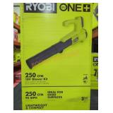 Ryobi 18v blower kit