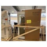 Patio Doors with Internal Blinds (damaged)