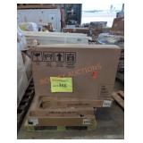 Vanity Top, Bathroom Mirror, Polyflex Pipe, Tarp