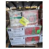 Christmas Tree & Decorations Pallet Lot