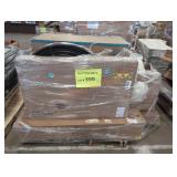 Bathroom Vanity, Double Bowl Sink, Window Blinds