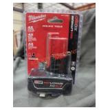 Milwaukee M12 xc 6 ah battery