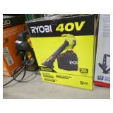 Ryobi 40v Leaf Vacuum, Tool Only