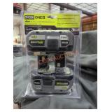2 Ryobi 18v 4 ah batteries